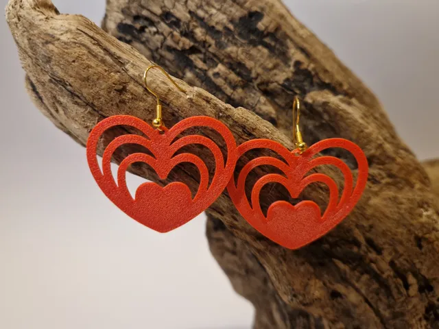 heart earrings