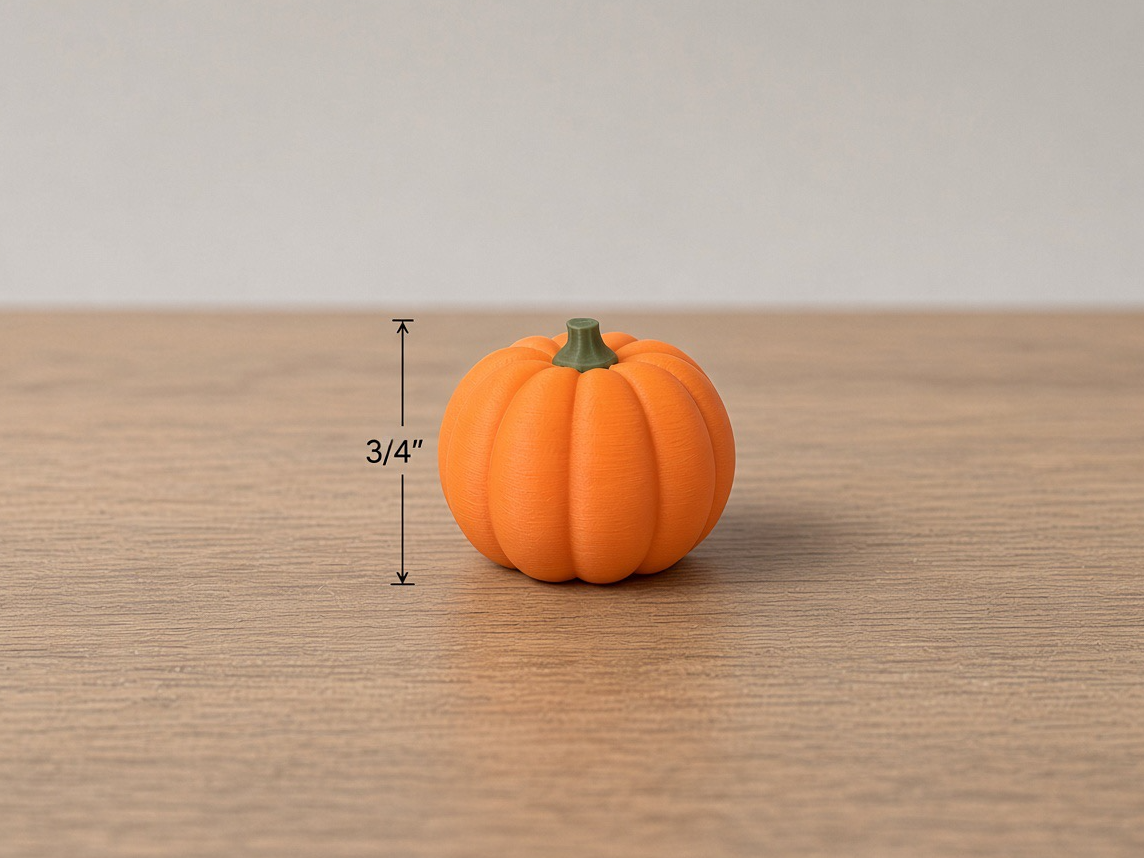Tiny Pumpkin – Mini Halloween Decor - 1