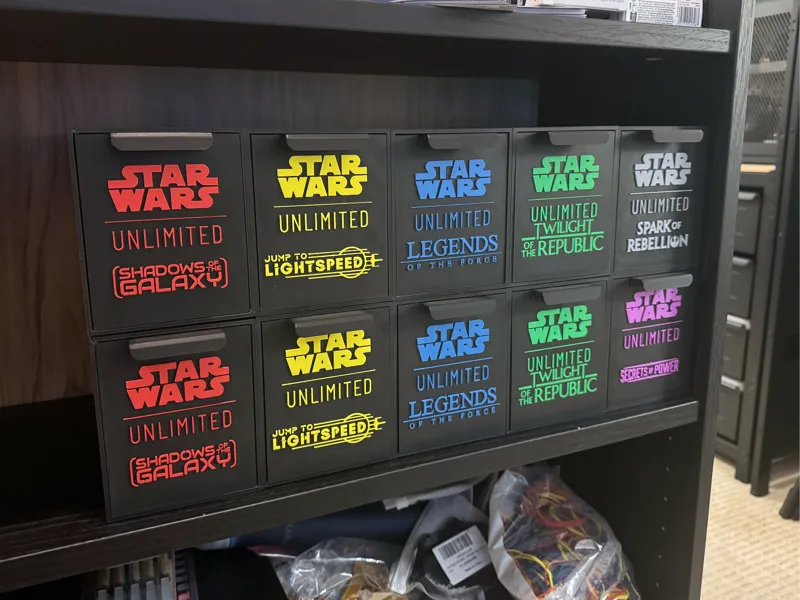 Star Wars Unlimited Stacking Modular Drawers