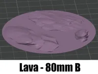 80mm Lava Topper B