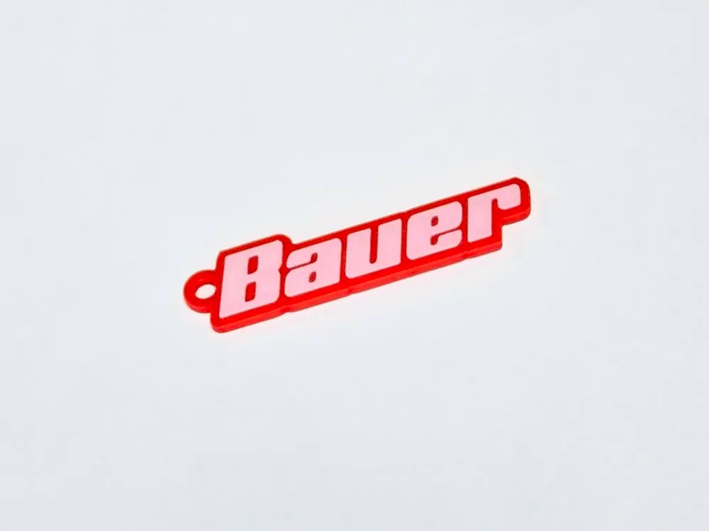 Bauer Tools Logo Keychain - Free 3D Print Model - MakerWorld