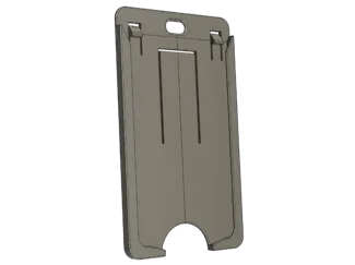 ID card/access badge/metro pass holder for lanyard
