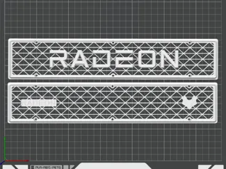RX9070XT COVER FOR RADEON FROM SAPPHIRE NITRO+