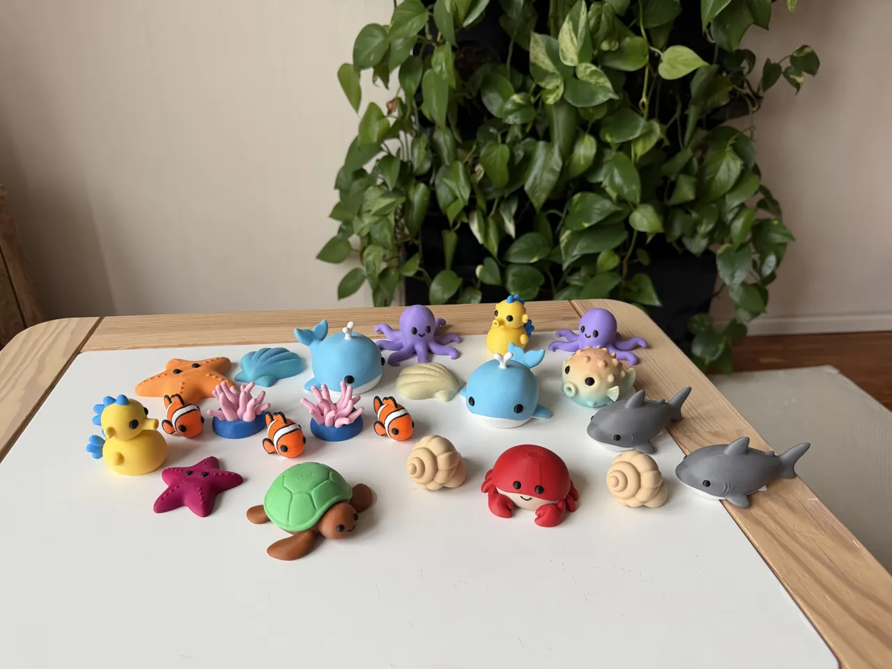 Sea animals - set view 2