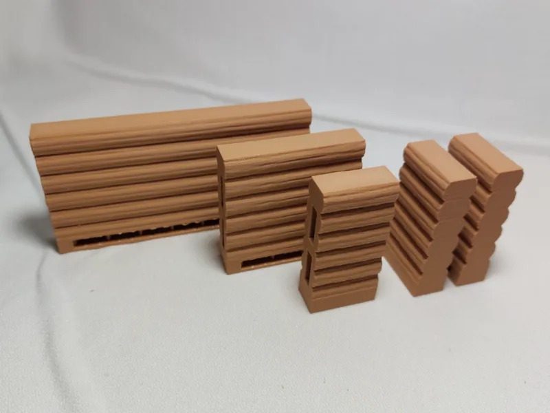 Modular Wooden PRIMARY Walls for DnD (OPENLOCK P5)