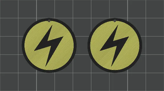 Pokemon Trading Card Game - Electric Energy Earrings view 2