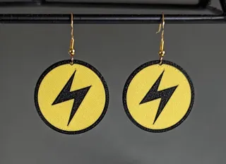 Pokemon Trading Card Game - Electric Energy Earrings