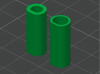 NEMA 17 to 23 Shaft Adapter