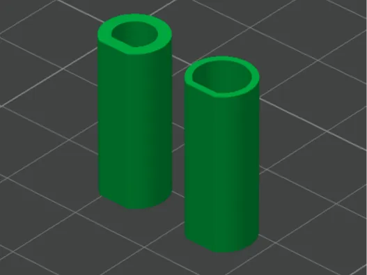 NEMA 17 to 23 Shaft Adapter