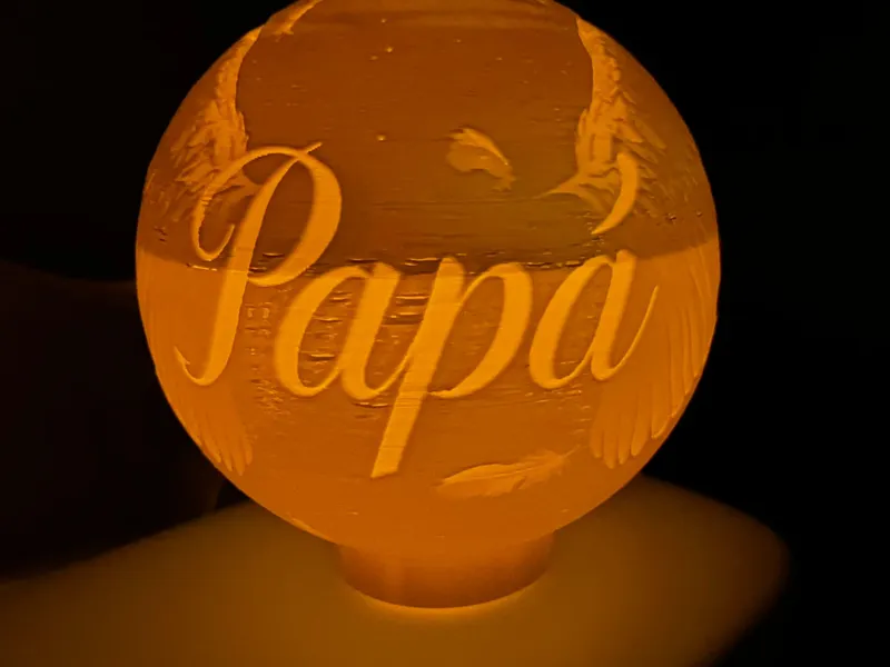 Bola de pie papá