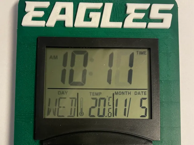 Philadelphia Eagles Digital Desk Clock