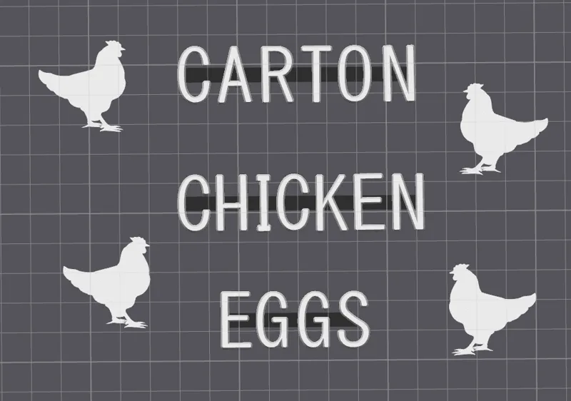 Letterboard - Chickens
