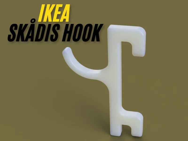 IKEA SKADIS HOOK / Haken Simple / Einfach 