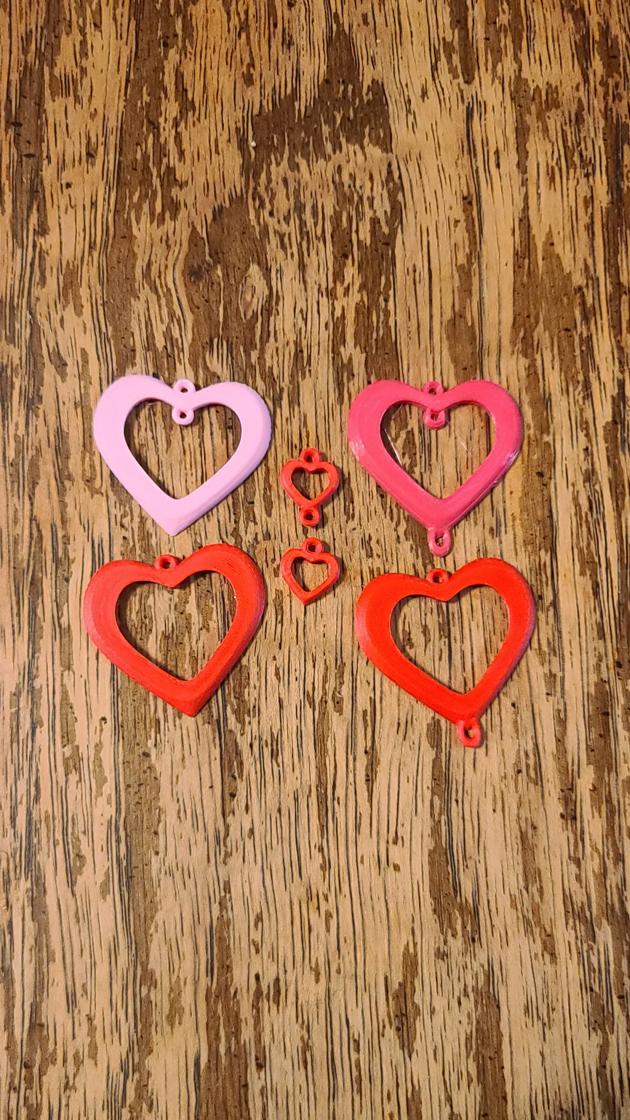 Tier Heart Earrings with Variations view 2