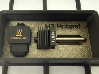 H2 Hotend & Sock Gridfinity