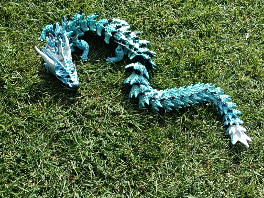 Articulated Dragon 4 Color - Free 3D Print Model - MakerWorld