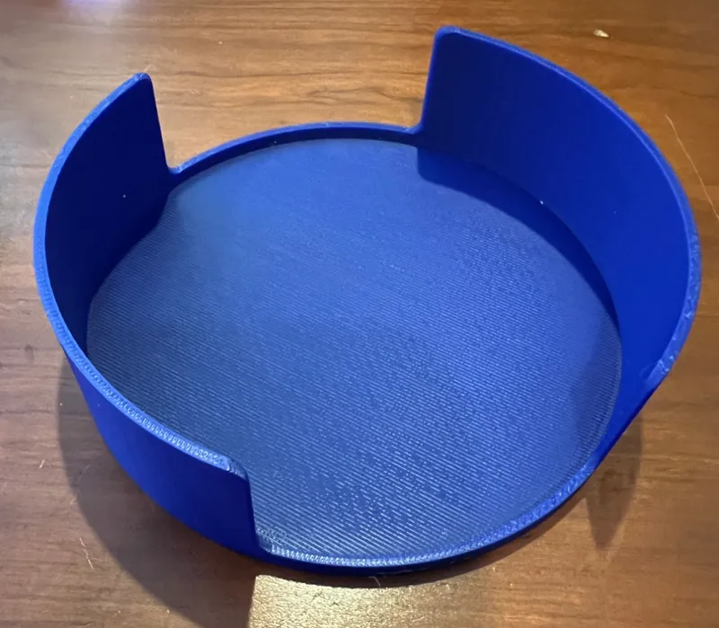 Parametric Coaster Holder via STEP File
