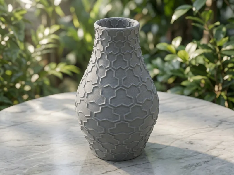 Hexagonal Honeycomb Vase