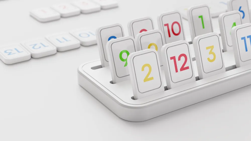 Rummikub set with Jokers, Storage box, and Racks by Henning MakerWorld ...