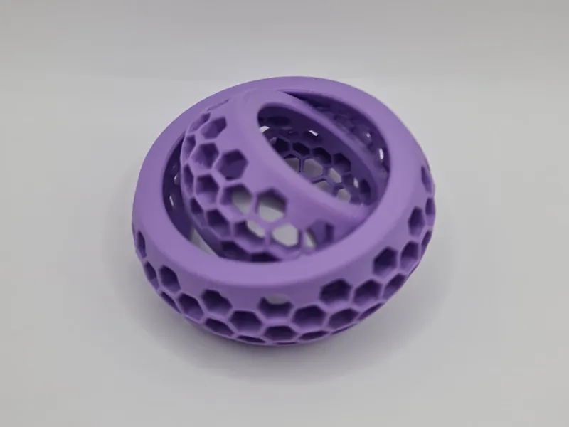 HexaSpin Fidget Ring