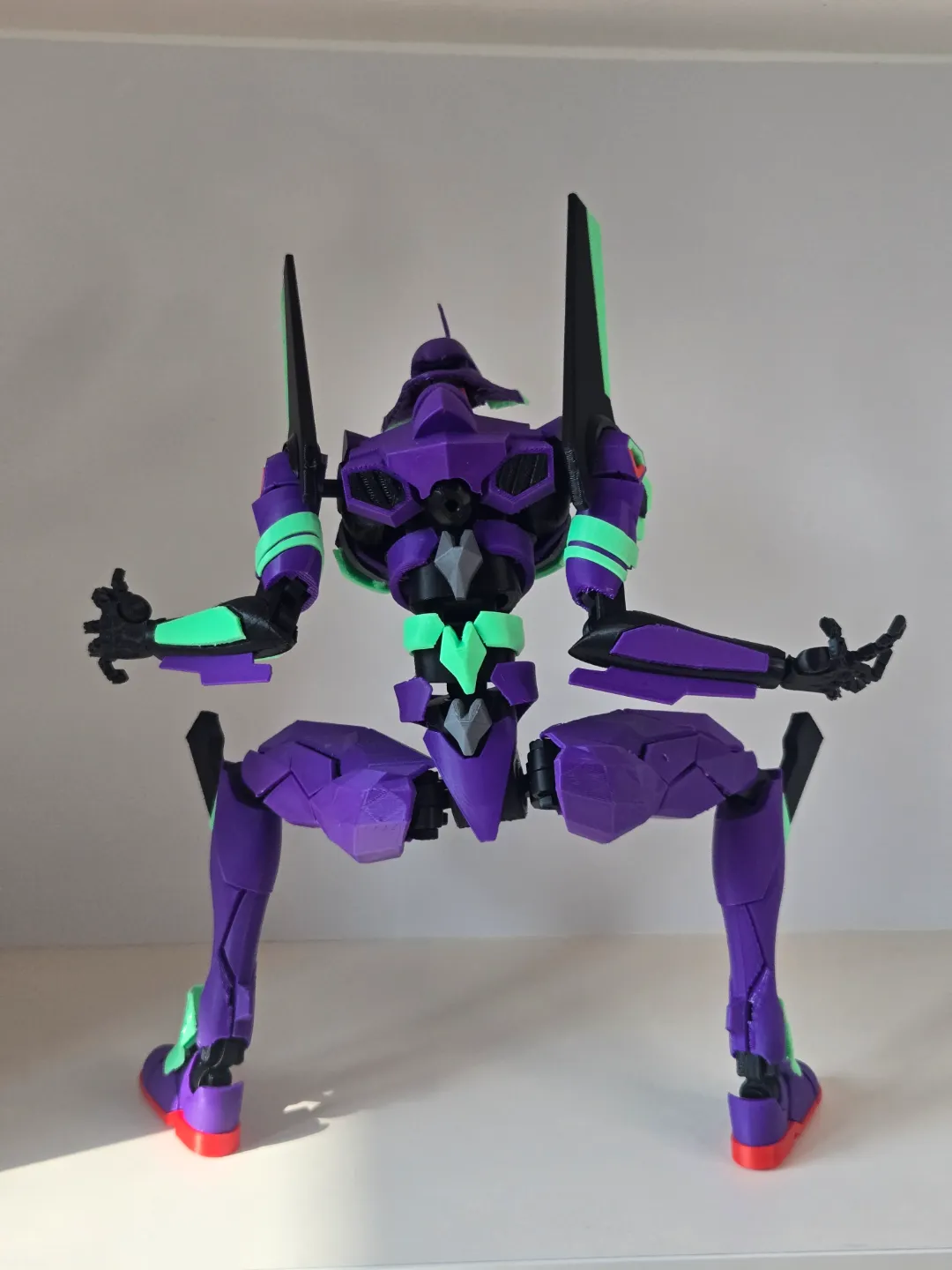 articulated Evangelion Unit-01 prototype view 4