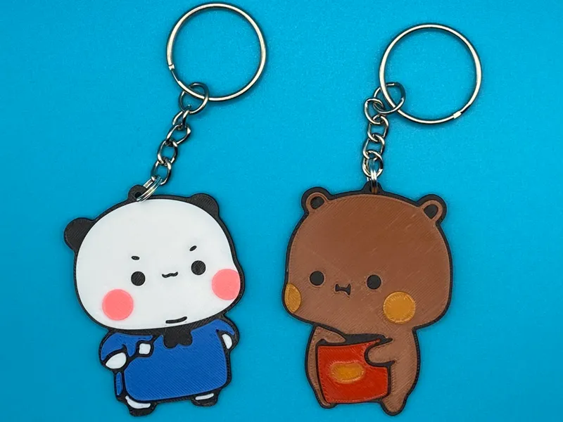 Bubu and Dudu Keyrings Motki Foodies