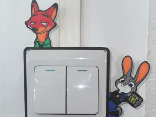Zootopia 86mm switch box decorative frame