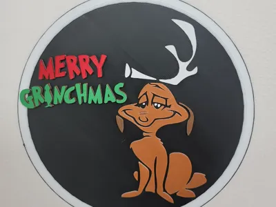 Max Merry Grinchmas Bulb Layered Wall Decor