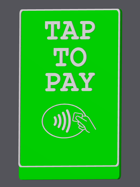 Miniatura 4 do modelo 3D NFC Enabled Tabletop Tap-To-Pay