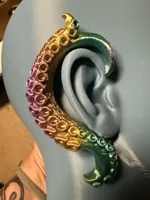 Bijou d'oreille tentacule de poulpe — photo 3