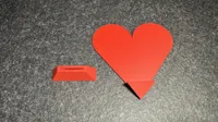 0.2mm layer, 2 walls, 15% infill, Freistand Herz