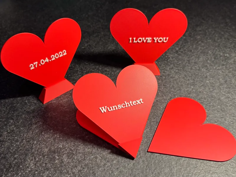 Herz Deko - DIY Personalisierbar, Geschenk