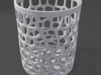 Pot à stylos voronoi pour bureau — photo 1