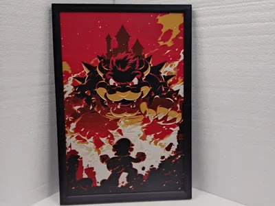 Mario vs Bowser