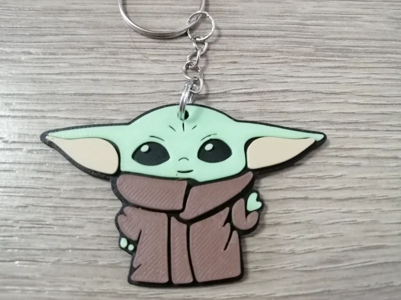 Grogu keychain