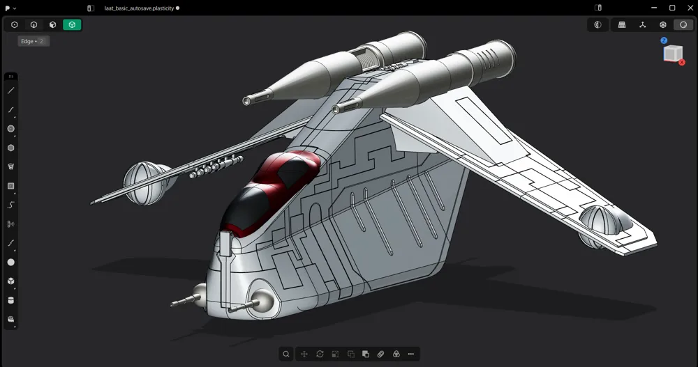 Star Wars LAAT Clone Trooper Gunship - Free 3D Print Model