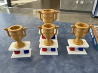 blank trophy, no text 100%, 125%, and 150%