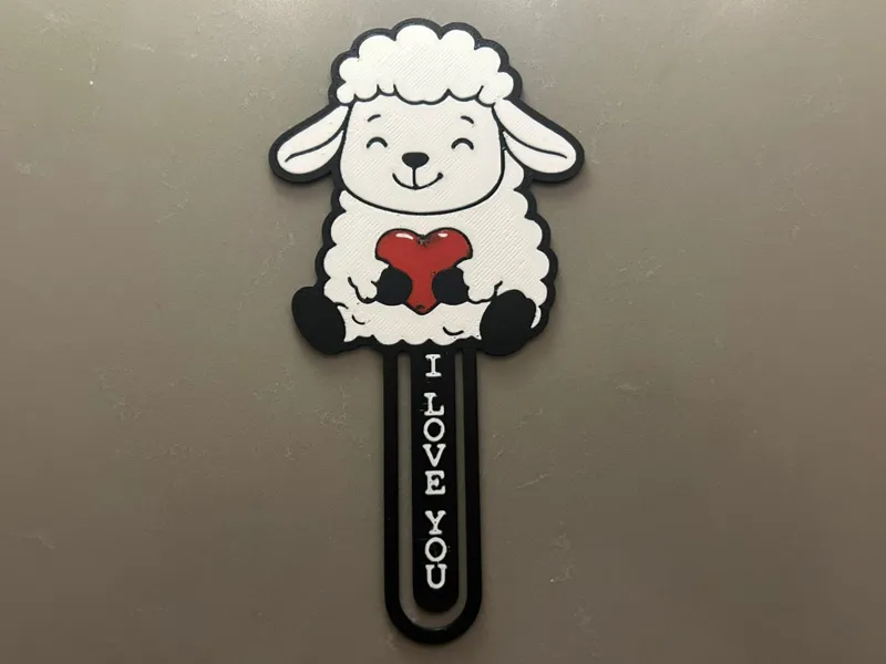 Segnalibro Pecorella Cuore – San Valentino Edition