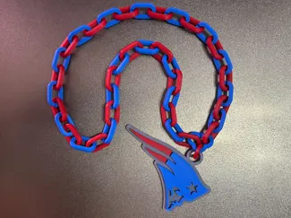 New England Patriots Simple Hype Chain