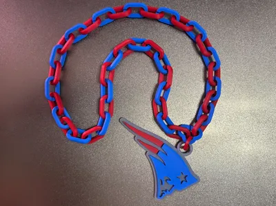 New England Patriots Simple Hype Chain