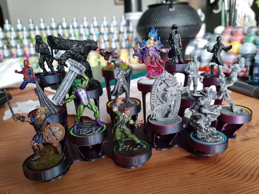 Socle d'exposition de figurines pour Unmatched (28mm)