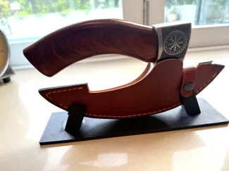 Viking Axe Pizza Cutter Stand