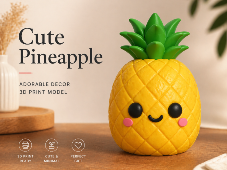 Cute Pineapple Kawaii Decor