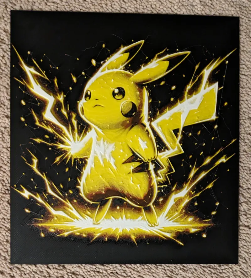 Pikachu Charging Thunderbolt