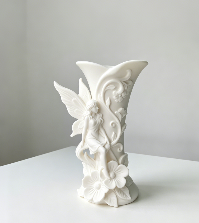 Miniatura 4 do modelo 3D Fairy Garden Sculpture Vase