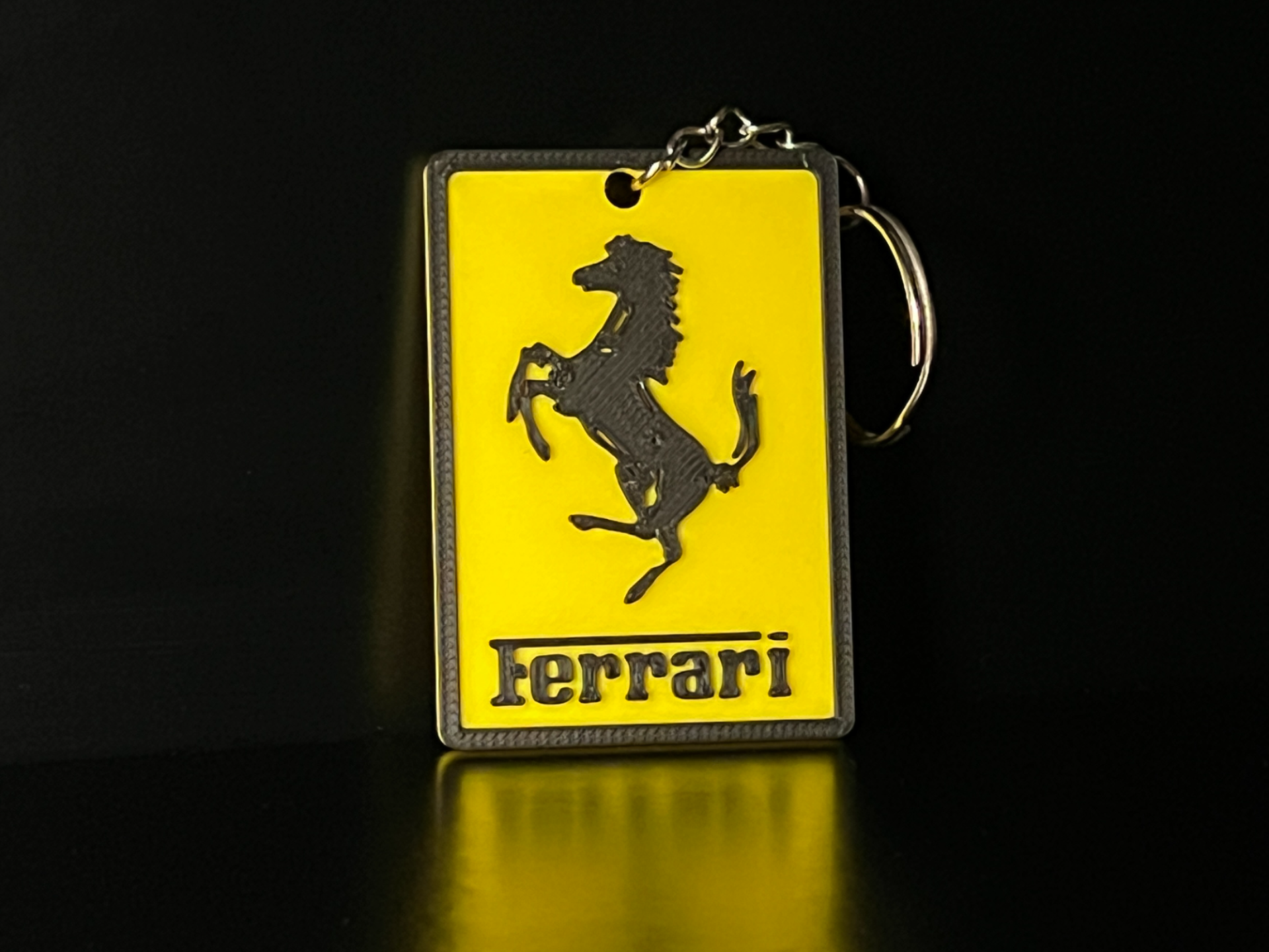 Ferrari Keychain - Iconic "Prancing Horse" Crest