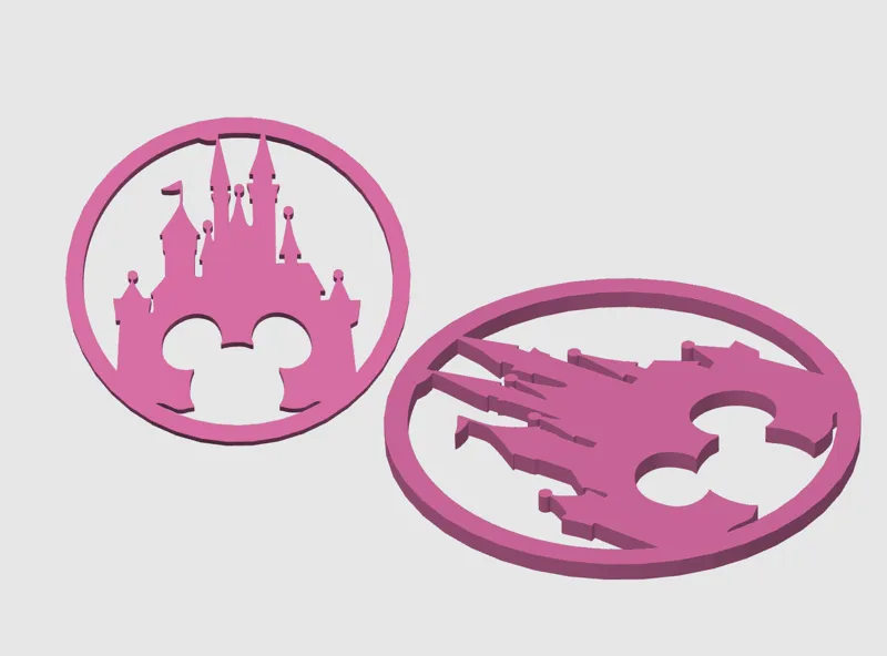 Simple Disneyland Coaster (Untersetzer)