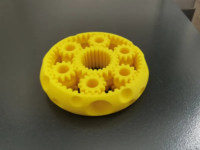 解压手指行星陀螺-超顺滑一体打印轴承-解压玩具螺旋无边无支撑 奶酪款1