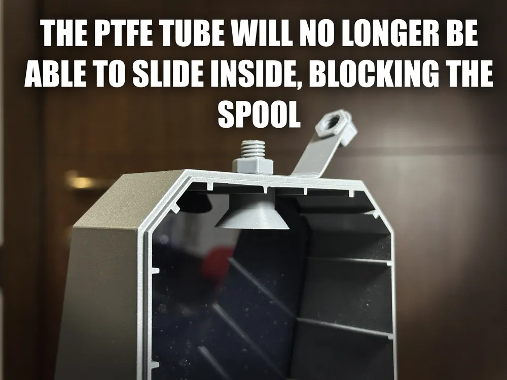 Fix PTFE Tube Issues Creality Space Pi/Plus - Free 3D Print Model ...