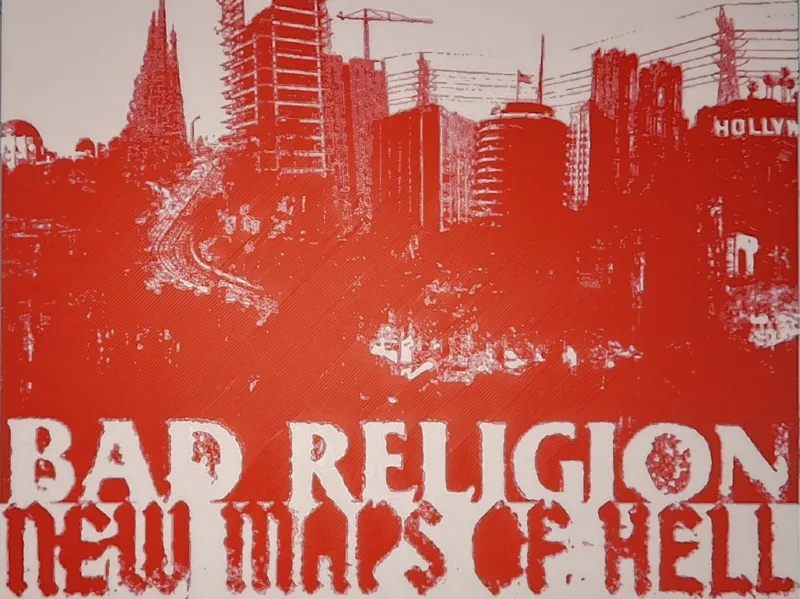 Bad Religion New Maps of Hell Album Art Hueforge